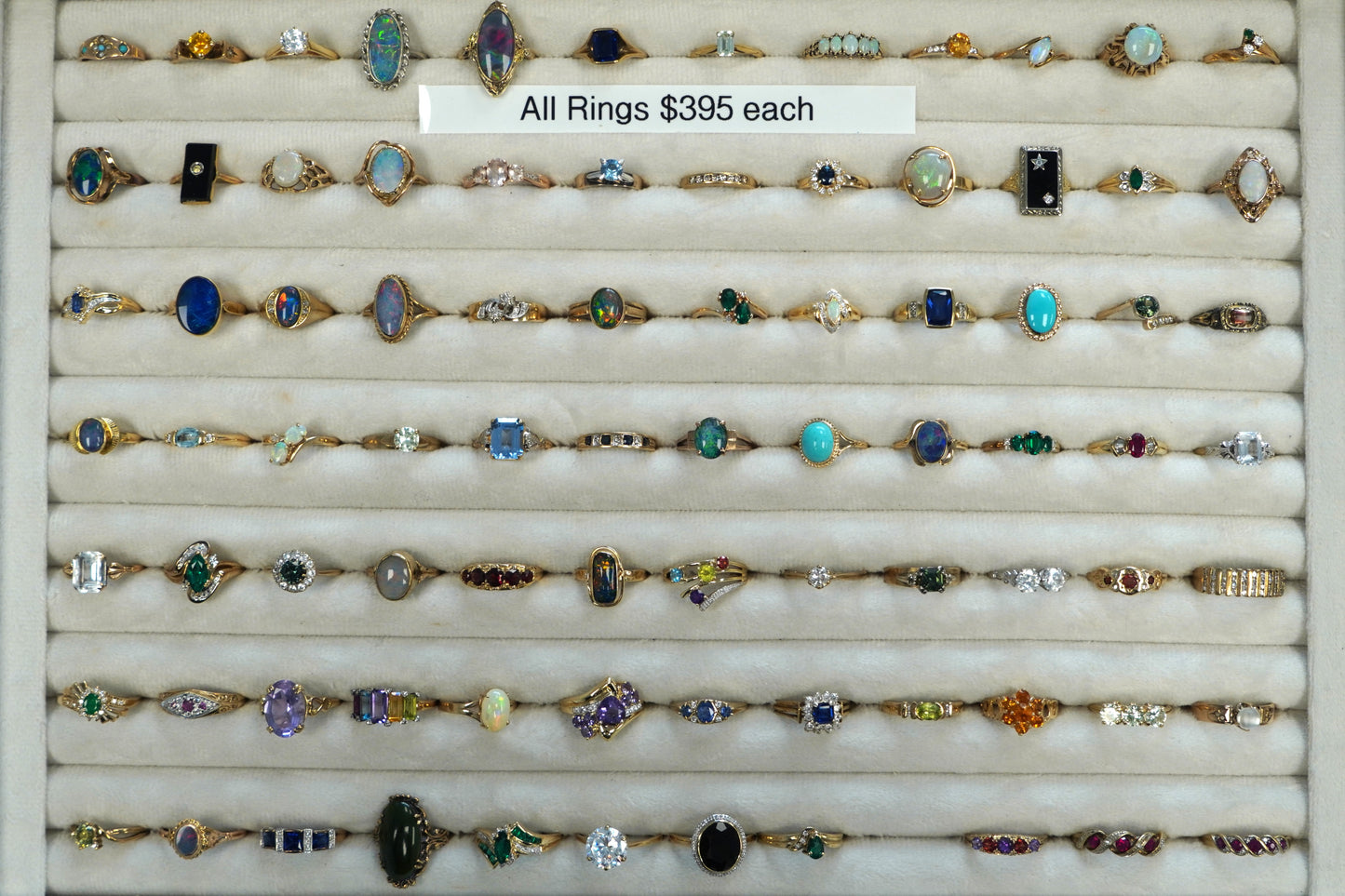 9ct Gold Rings $395ea - Tray #3
