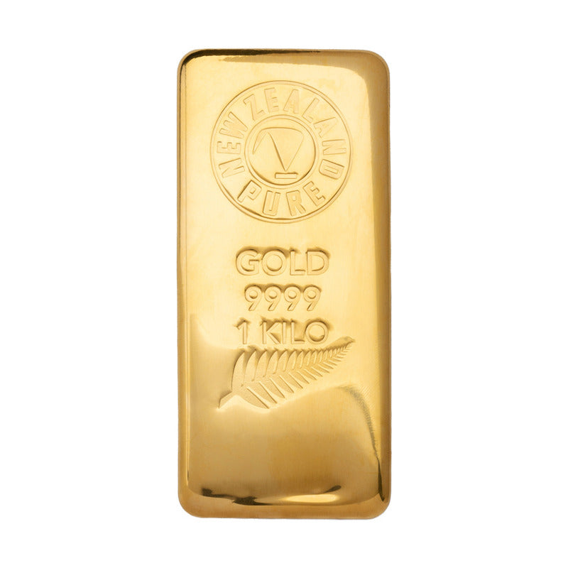 1kg NZ Pure Gold Cast Bar 99.99%