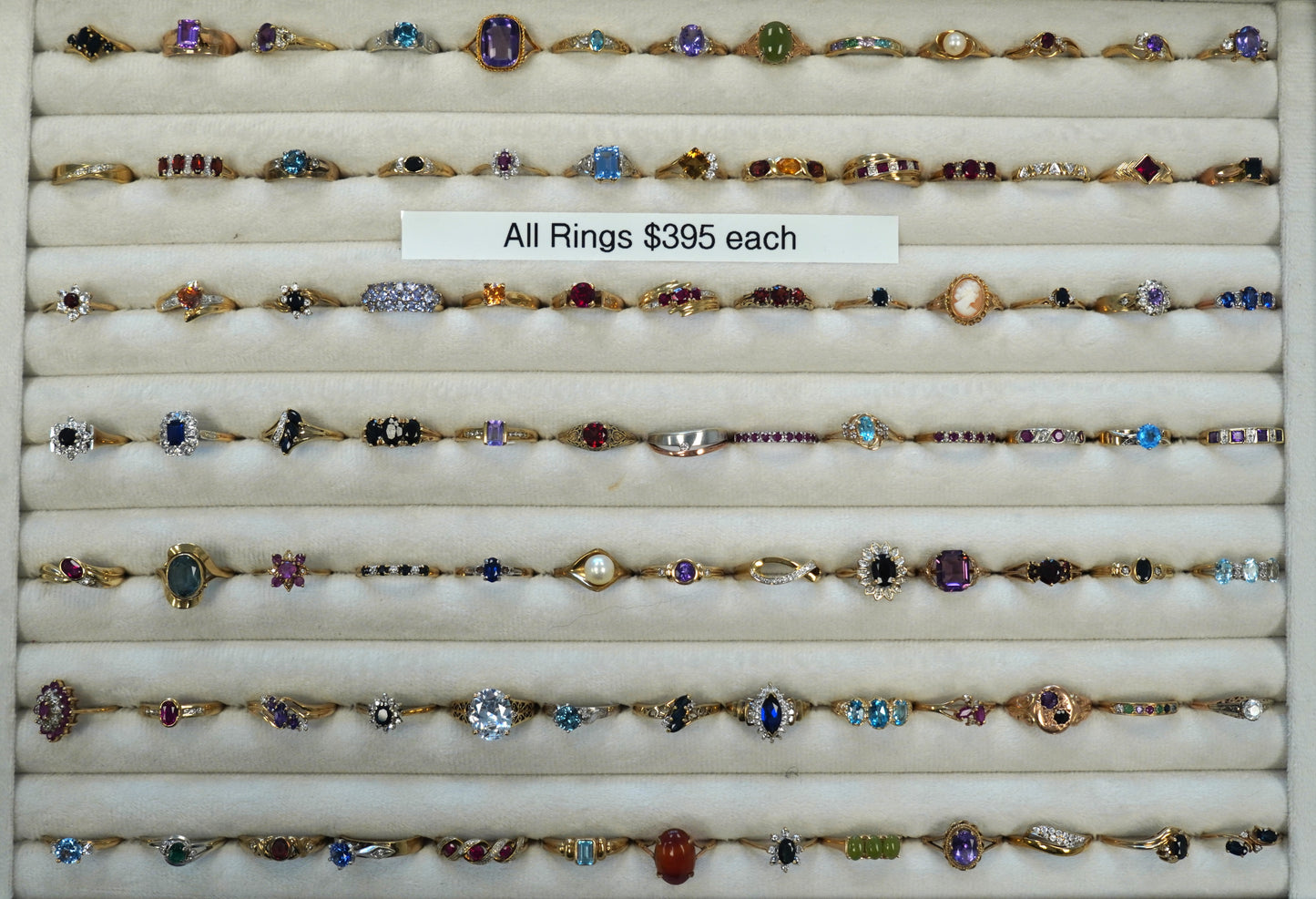 9ct Gold Rings $395ea - Tray #1