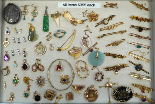 Mixed Jewellery Items $395ea - Tray #2