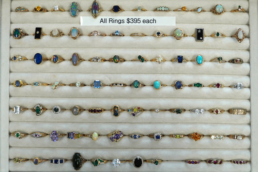 9ct Gold Rings $395ea - Tray #3